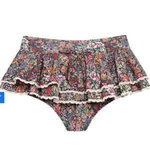 Montce Floral Ruffle Bikini Bottom w/ trim